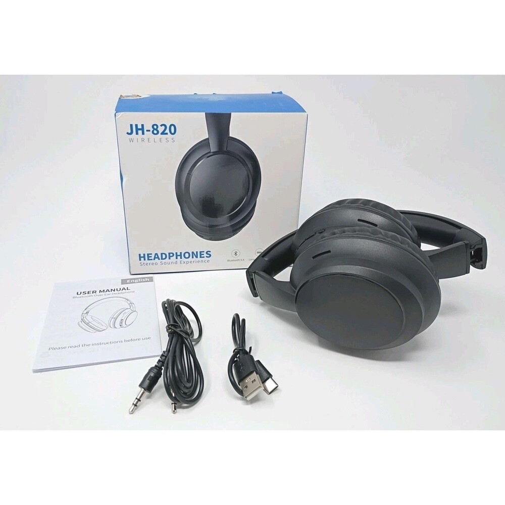 JH-820 Wireless Bluetooth Foldable Lightweight Headphones 400mah